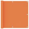 vidaXL Balkonscherm 90x600 cm oxford stof oranje