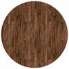 vidaXL Tafelblad &Oslash; 90 x 4 cm Rond Massief Eikenhout Donkerbruin