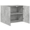 vidaXL Wandkast 80x42,5x64 cm bewerkt hout betongrijs