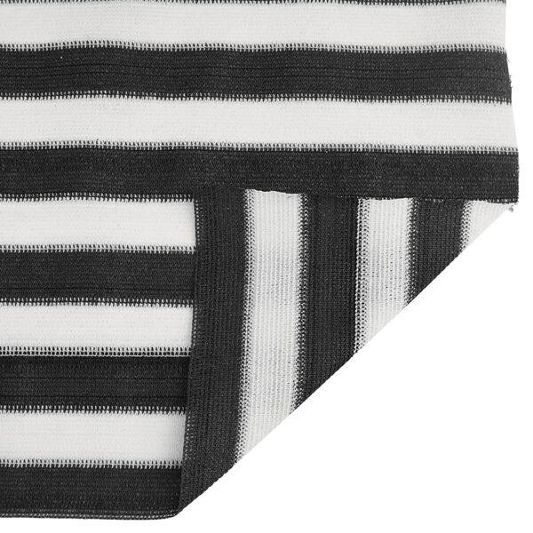 vidaXL Privacynet 75 g/m&sup2; 1,5x50 m HDPE antracietkleurig en wit