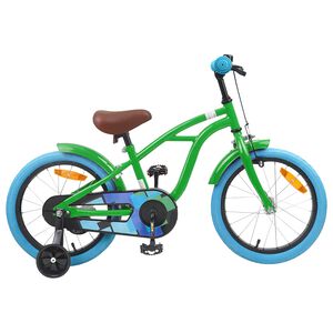 vidaXL Kinderfiets 16 Inch voor 4-6 jaar oud Groen
