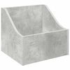 vidaXL LP Recorddoos Betongrijs 37 x 33 x 32 cm Bewerkt hout