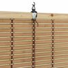 vidaXL Rolgordijn met gordijnen Natuur 80 x 220 cm Bamboe