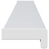 vidaXL Raamsokkel Wit 140 x 15 x 4,5 cm PVC