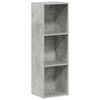 vidaXL Boekenkast/tv-meubel 36x30x114 cm bewerkt hout betongrijs