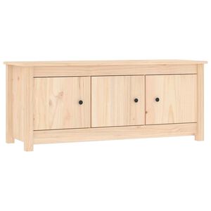 vidaXL Schoenenkast 110x38x45,5 cm massief grenenhout