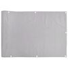 vidaXL Balkonscherm 600x90 cm PVC grijs