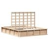 vidaXL Bedframe Bruin 160 x 200 cm Massief grenenhout