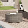 vidaXL Outdoor Koffietafels Grijs &Oslash; 68 x 30 cm Rattan