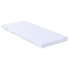vidaXL Bedframe met matras Wit 80 x 200 cm Massief grenenhout