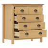 vidaXL Dressoir Hill 79x40x80 cm massief grenenhout