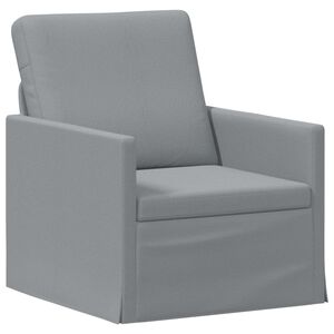 vidaXL Enkele sofa Lichtgrijs 70 x 81 x 82 cm Stof