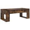 vidaXL Salontafel Gerookt eiken 110 x 50 x 41 cm Bewerkt hout