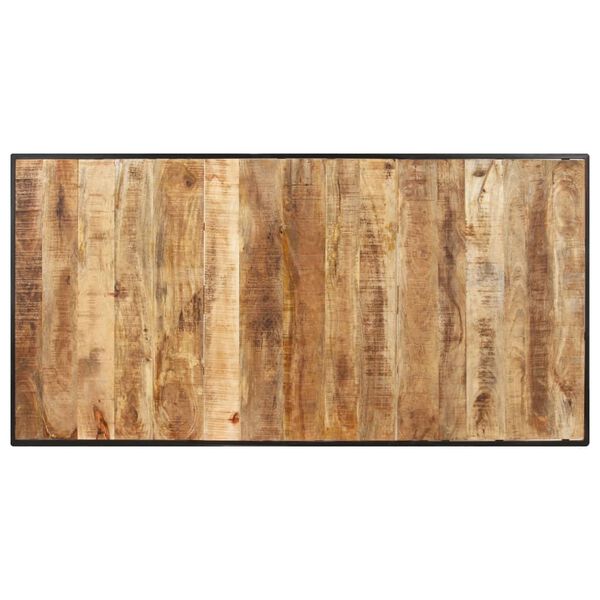 vidaXL Eettafel 180 cm ruw mangohout