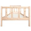 vidaXL Bedframe massief hout 100x200 cm