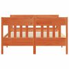 vidaXL Bedframe zonder matras massief grenenhout wasbruin 160x200 cm
