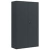 vidaXL Archiefkast 105x40x180 cm staal antracietkleurig