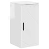 vidaXL Badkamer Kast Wandgemonteerd Hoogglans wit 30 x 31,5 x 61 cm