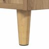 vidaXL Dressoir Artisan Eiken 34,5 x 34 x 90 cm Bewerkt hout