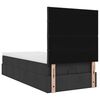 vidaXL Ottoman bed met matras en LED's 90x200cm stof zwart