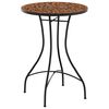 vidaXL Bistrotafel moza&iuml;ek &Oslash;50x70 cm keramiek terracottakleurig