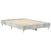 vidaXL Bedframe zonder matras 120x200 cm spaanplaat beton grijs