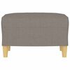 vidaXL Voetenbank 60x50x41 cm stof taupe