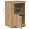 vidaXL LED Sideboard Artisan Eiken 41 x 37 x 67 cm Bewerkt hout