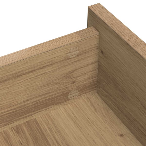 vidaXL Zelfklevende Schroefhoes 2 pcs Artisan Eiken &Oslash; 20 x 0,5 mm