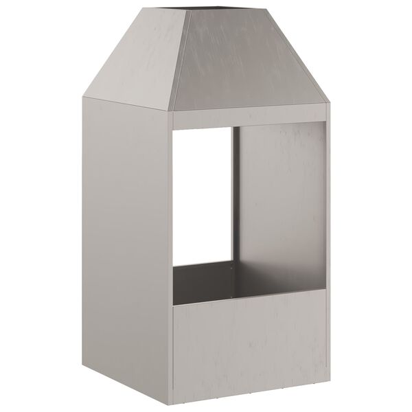 vidaXL Vuurkorf Bruin 50 x 50 x 100 cm Staal