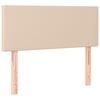 vidaXL Hoofdbord 100x5x78/88 cm kunstleer cappuccinokleurig