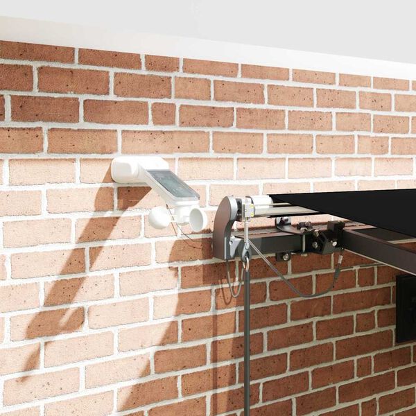 vidaXL Luifeldoek met Zwart 450 &times; 350 cm Polyester