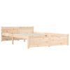 vidaXL Bedframe massief hout 135x190 cm