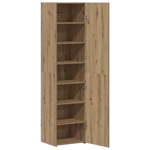 vidaXL Hoge kast Artisan Eiken 45 x 42,5 x 185 cm