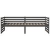 vidaXL Slaapbank 80x200 cm massief grenenhout grijs