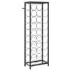 vidaXL Wijnrek voor 27 flessen 34x18x100 cm smeedijzer zwart