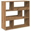 vidaXL Boekenkast / kamerscherm 100x33x94,5 cm artisanaal eikenkleurig