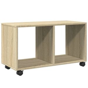 vidaXL Rolkast 72x33x42,5 cm bewerkt hout sonoma eikenkleurig