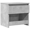 vidaXL Nachtkastje 40x30x39 cm bewerkt hout betongrijs