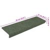 vidaXL Trapmatten Zelfklevend 30 stuks 65x21x4 cm Groen Rechthoekige Rand