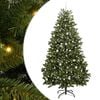 vidaXL Kunstmatige Inklapbare Kerstboom Groen 240 cm PVC en staal