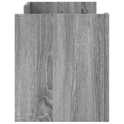 vidaXL Tv-meubel 100x35x40 cm bewerkt hout grijs sonoma eikenkleurig