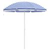 vidaXL Tuinparasol 263 x 263 x 272 cm 170T polyester Blauw en Wit