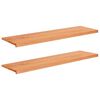 vidaXL Raamkozijnen 2 st Geolied 160 x 40 x 2 cm Massief beukenhout