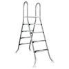 vidaXL Ladder voor bovengronds zwembad 195 x 150 cm 4-traps
