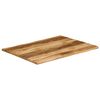 vidaXL Tafelblad met natuurlijke rand 90x80x2,5 cm massief mangohout