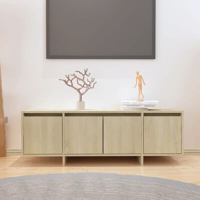 vidaXL Tv-meubel 120x30x40,5 cm bewerkt hout sonoma eikenkleurig