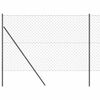 vidaXL Grond Fix Gelast Draadhek 25 x 1,6 m (B x H) PVC-Coated Staal