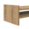 vidaXL Monitorstandaard 50x27x20 cm bewerkt hout artisanaal eikenkleur