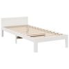 vidaXL Bedframe Family zonder matras 270x200 cm massief grenenhout wit